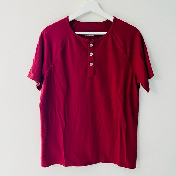NWOT Dark Red T-Shirt by The Normal Brand - Picture 3 of 6